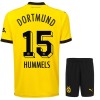 Maglia ufficiale Borussia Dortmund Hummels 15 Casa 2023-24 per Bambino